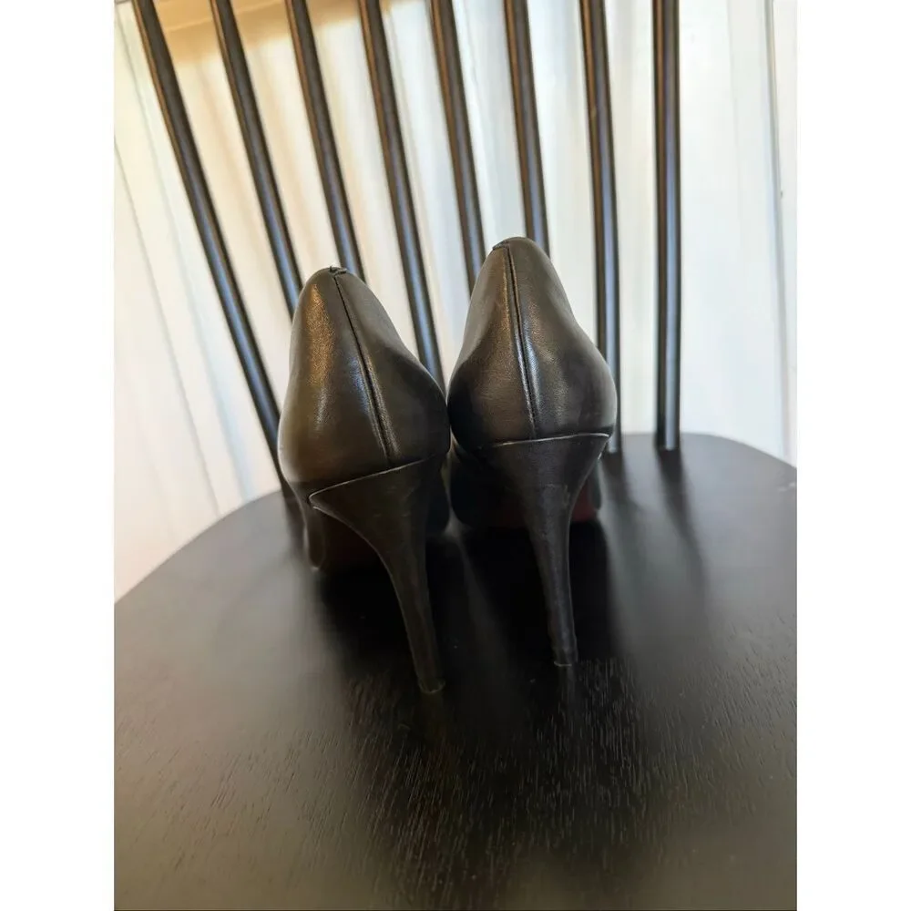 Cole Haan Vandam black leather 3” pumps size 10